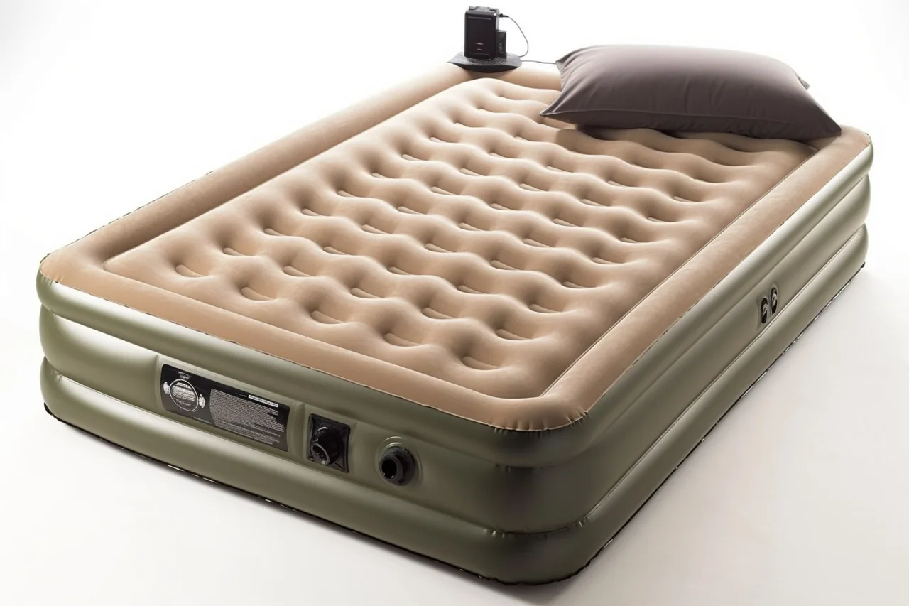 Reisekomfort: Ein Luftbett mit integrierter Pumpe als idealer Begleiter